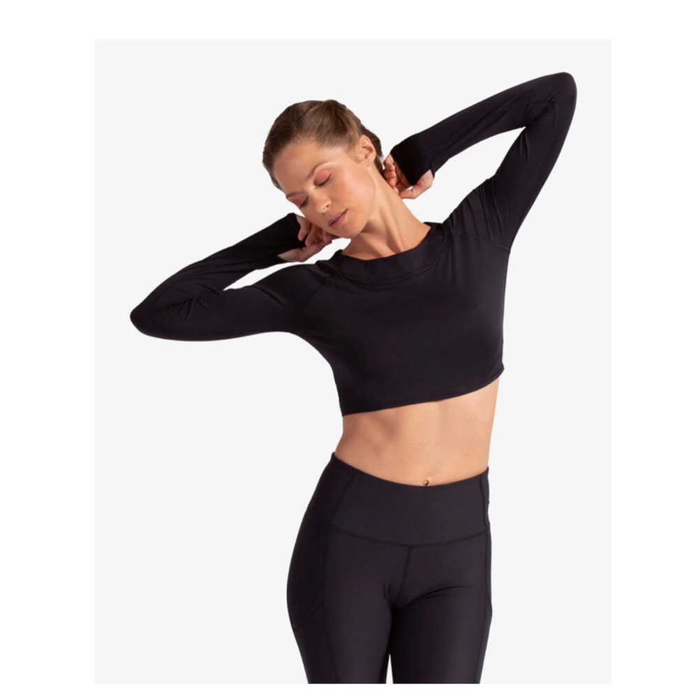 EUC Bloq UV 50+ WOMEN'S CROP TOP SHIRT/MIDRIFF TOP